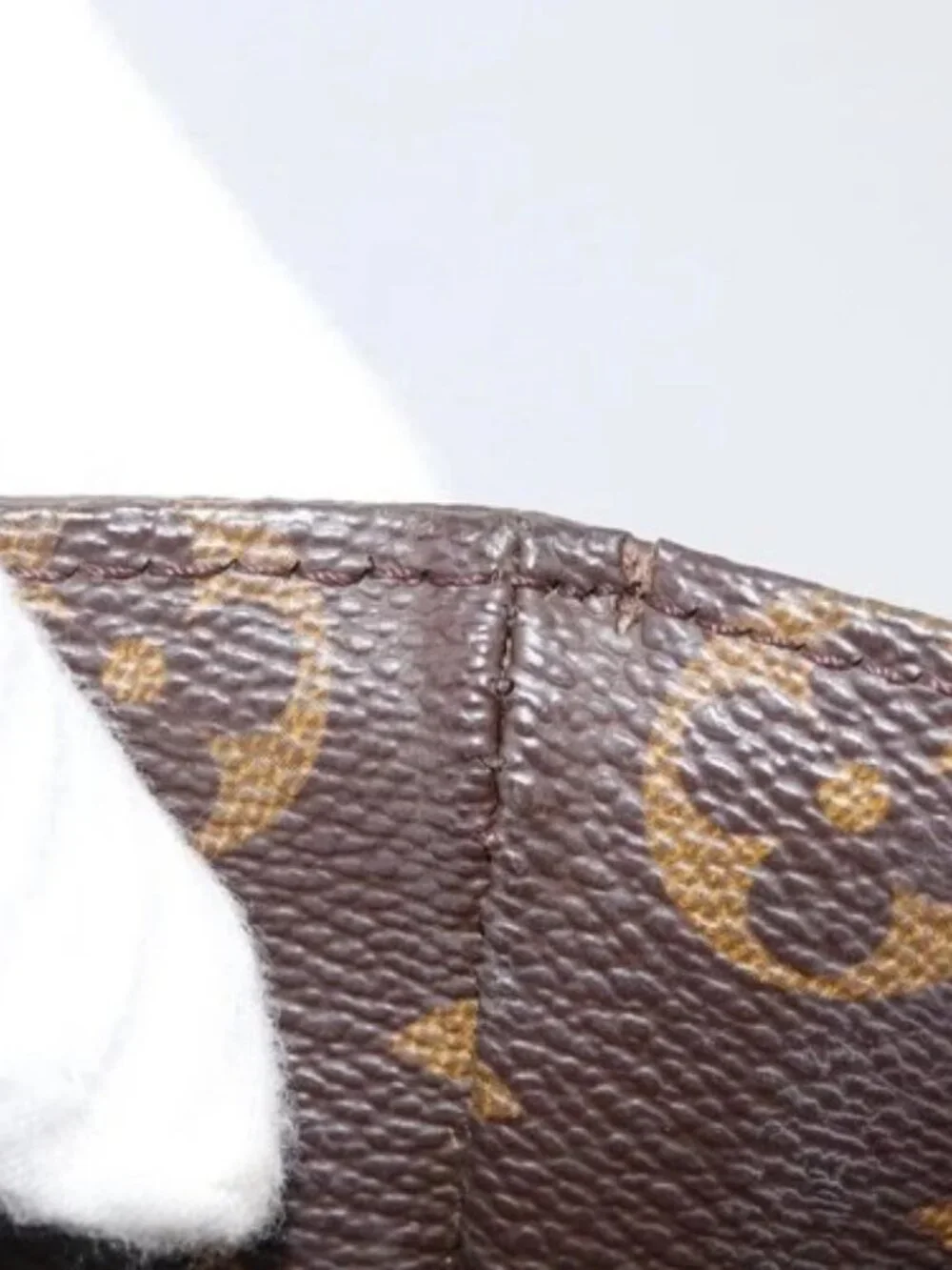 LOUIS VUITTON Monogram Sac Shopping Tote Bag M51108 LV Auth 175402